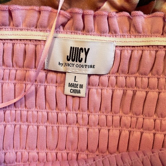 NWT juicy couture strapless, Valore romper, color, floral bloom size large - Picture 12 of 14